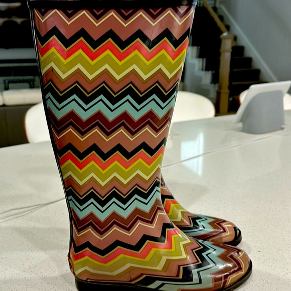Missoni rain boots size 7 - excellent condition - Picture 1 of 6